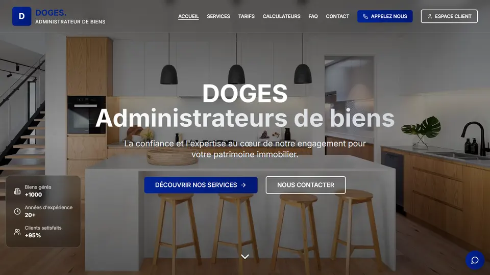 Site internet de Doges