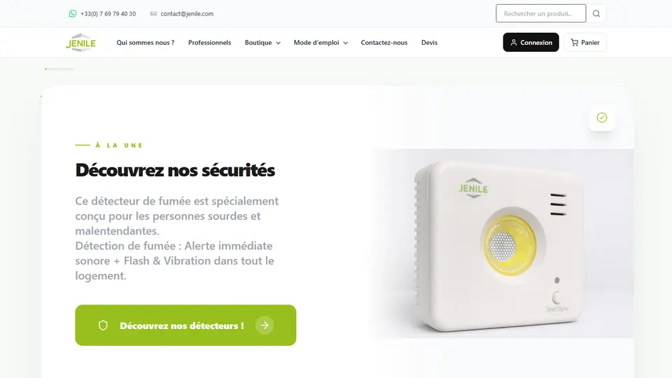 Site internet de Jenile
